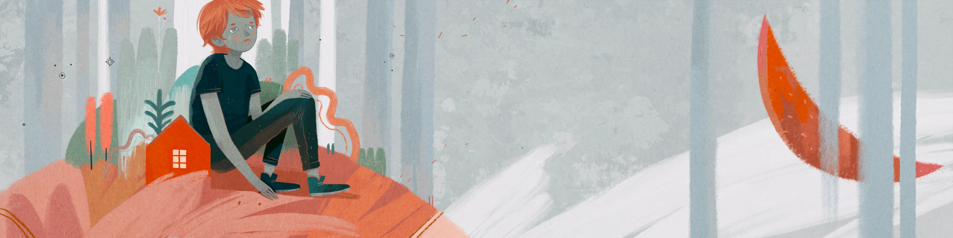 "Stay home" Series of illustrations - Image 1