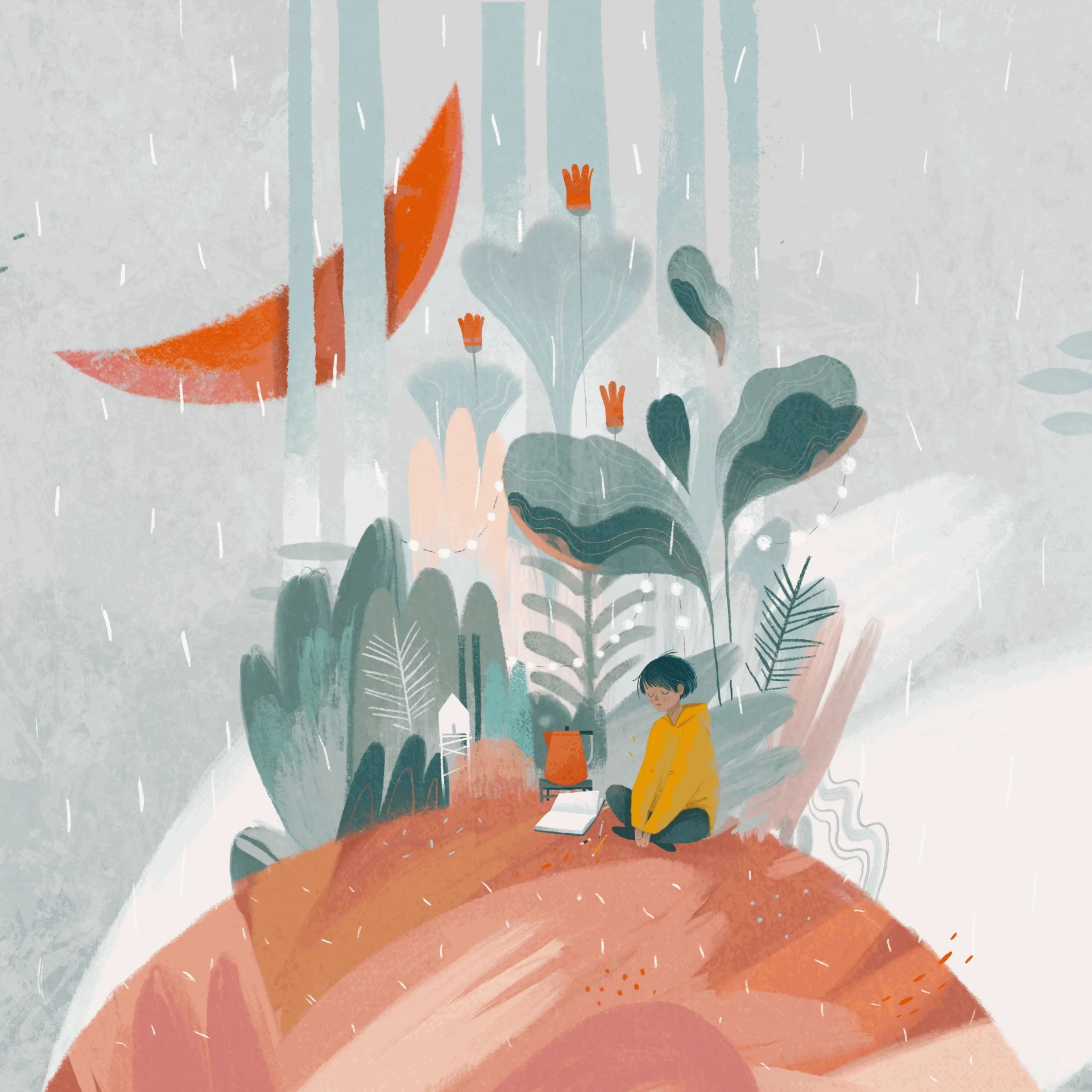 Stay Home - Illustration