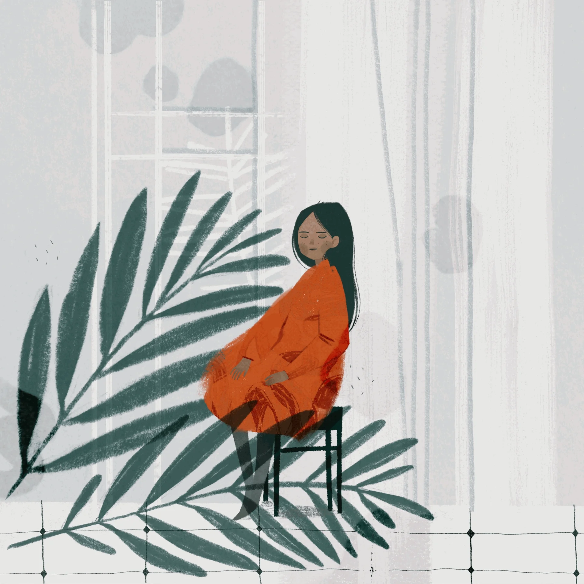 Stay Home - Illustration