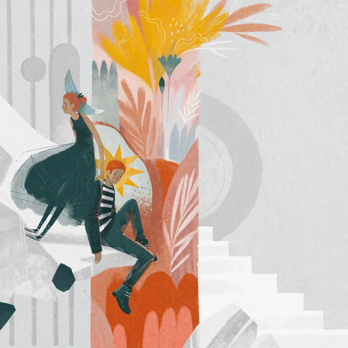 "Stay home" Series of illustrations - Image 9