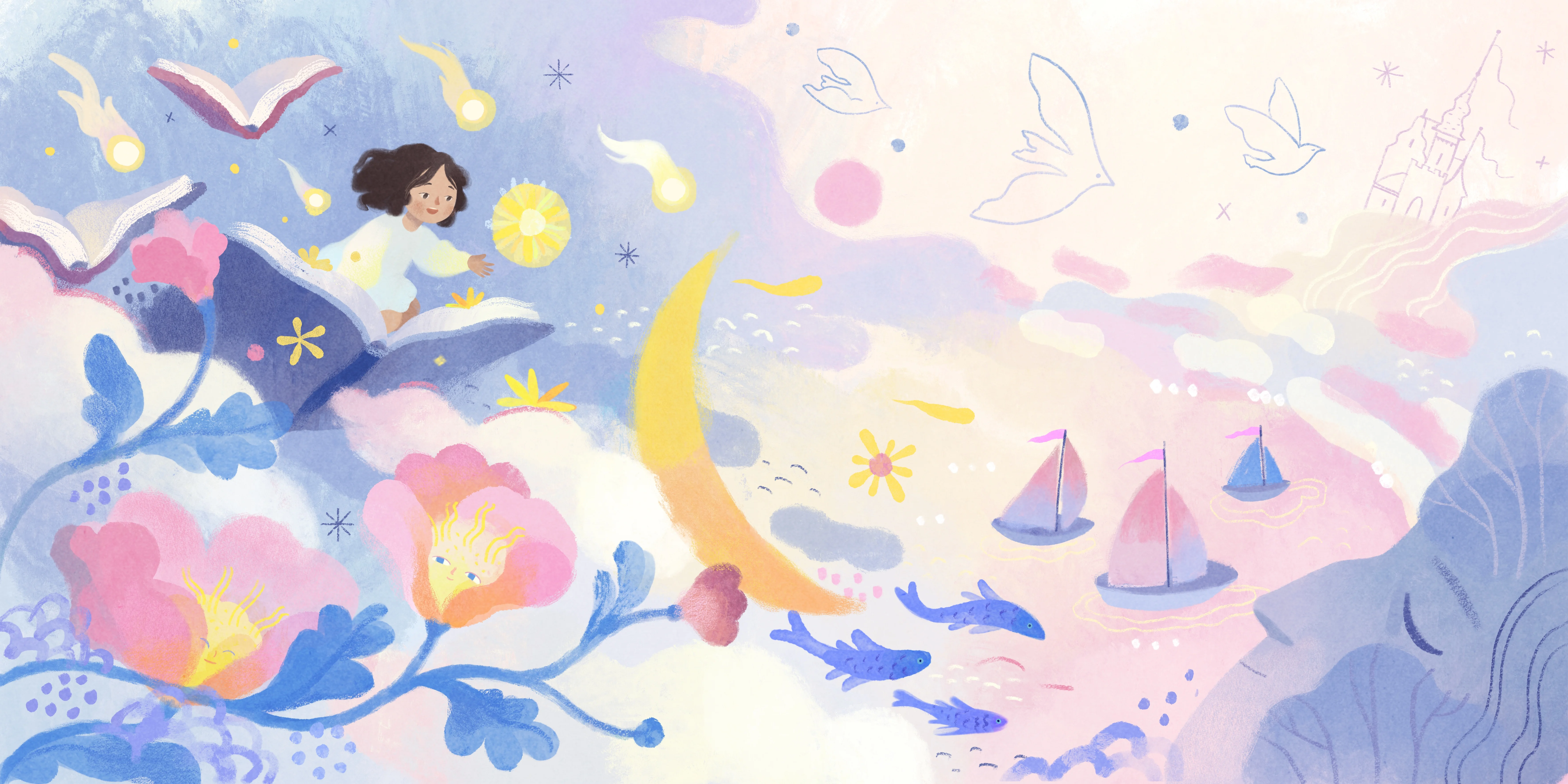 A Book About Books - Illustration