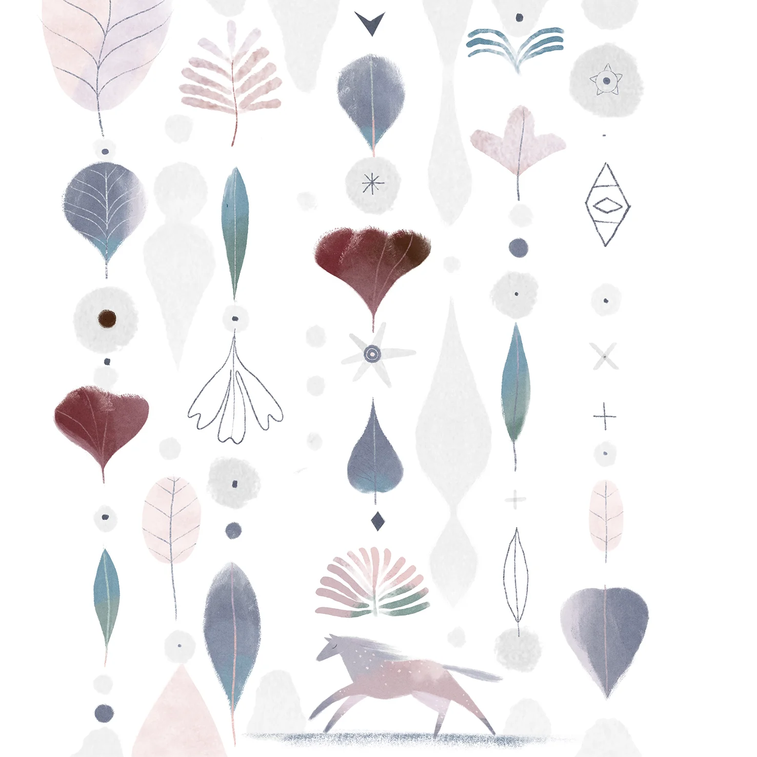 Autumn Flowers - Illustration