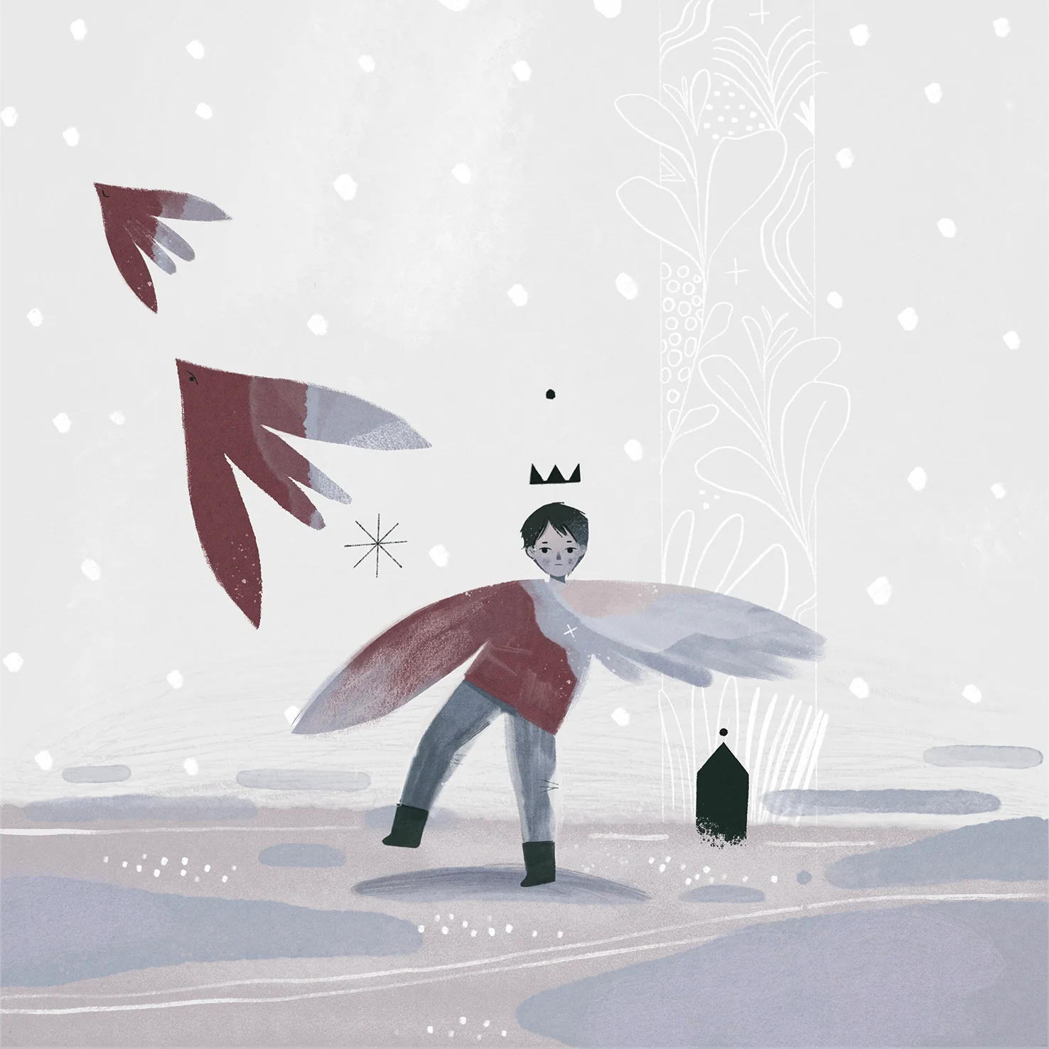 Autumn Flowers - Illustration