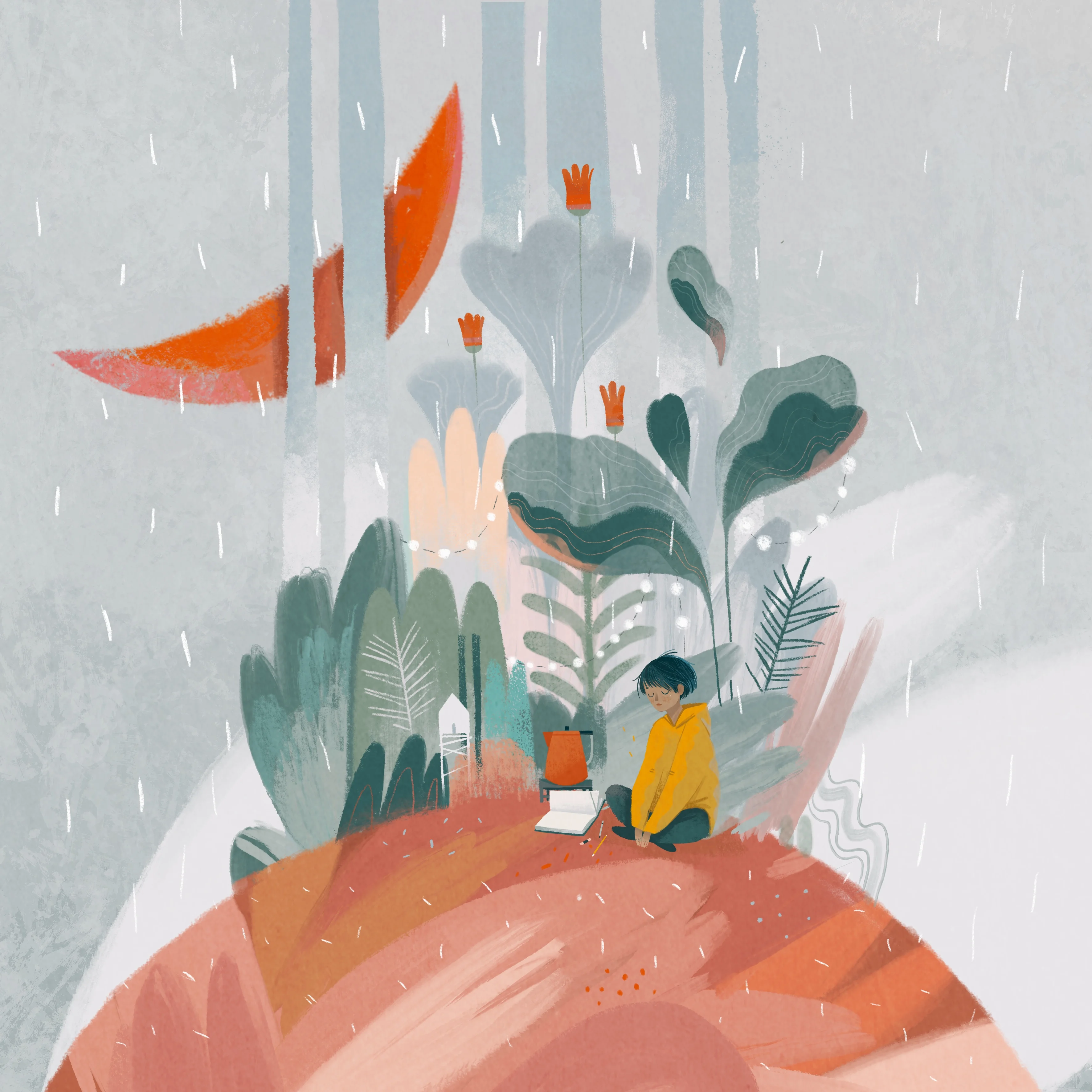 Stay Home - Illustration