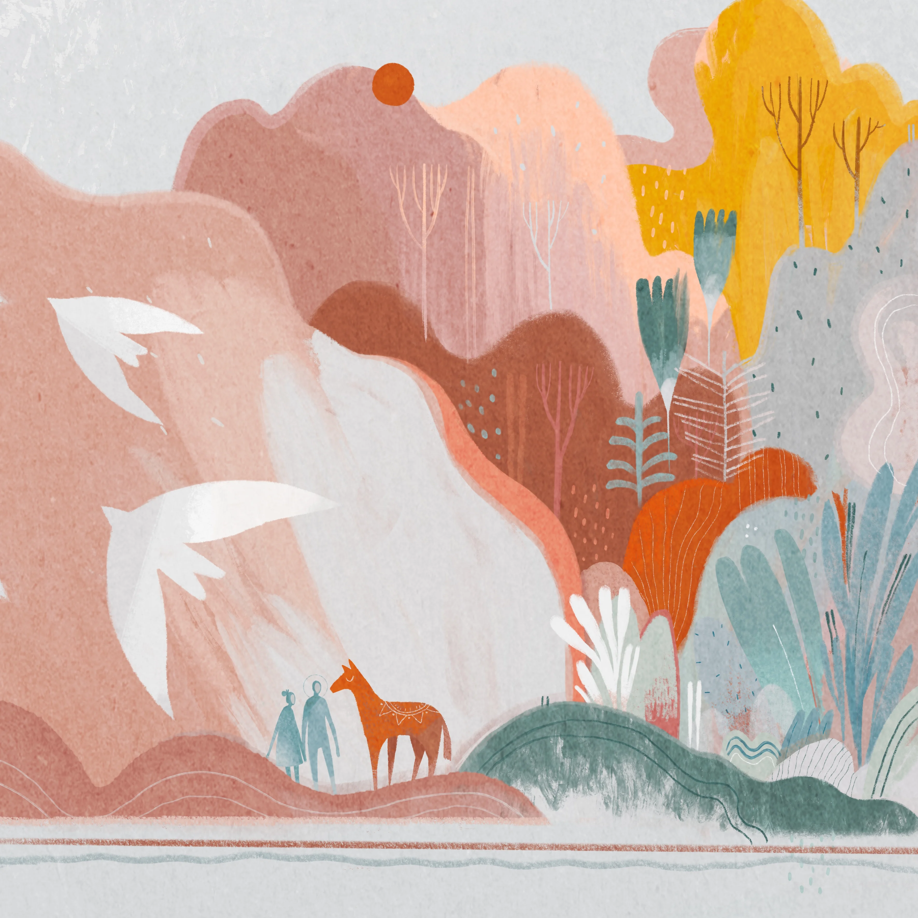 Stay Home - Illustration